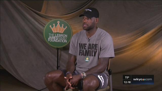 EXCLUSIVE | LeBron James: 'It's about all the kids'