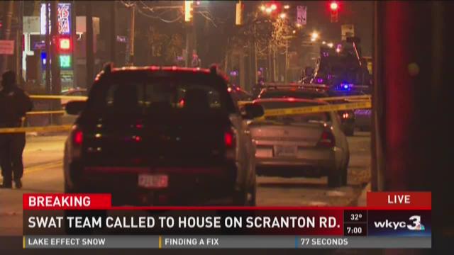 SWAT team departs standoff house, man arrested | wkyc.com